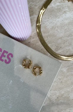 Jewellery | White Fox Boutique Melanie Hoop Earrings gold