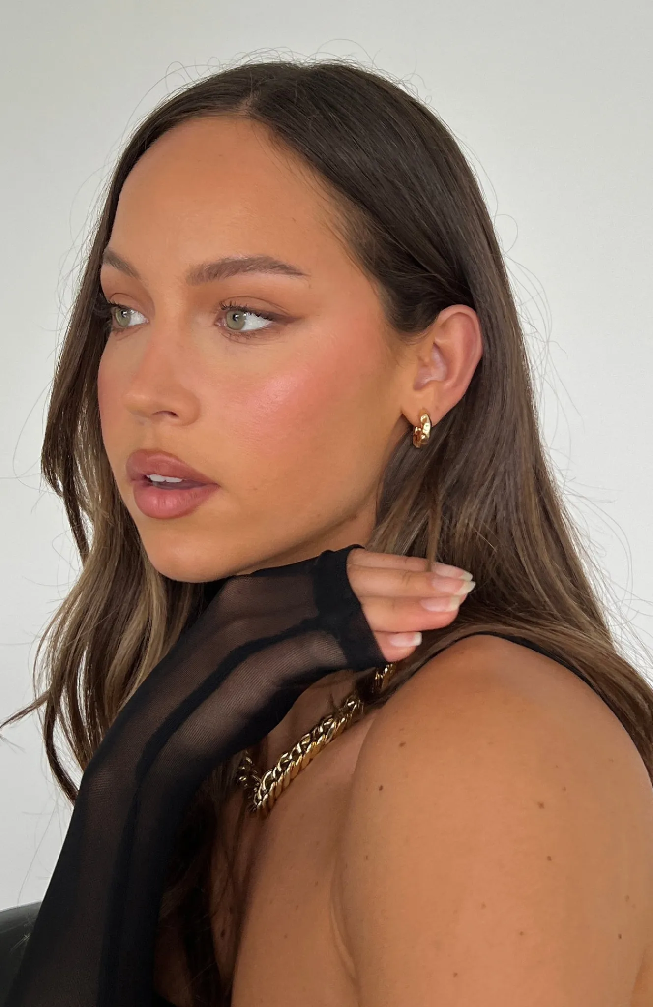 Jewellery | White Fox Boutique Melanie Hoop Earrings gold