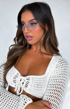Sunglasses | White Fox Boutique Mia Sunglasses Fade blue