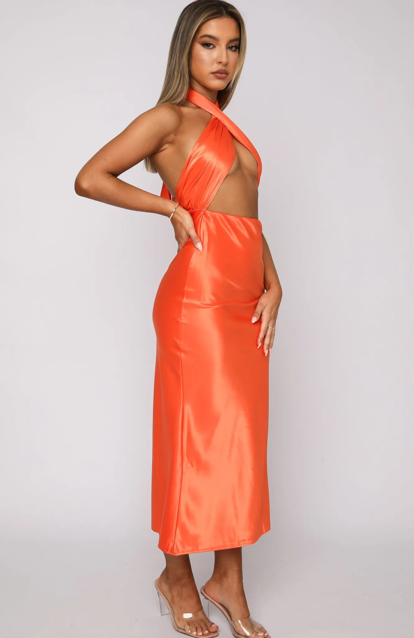 Formal Dresses | White Fox Boutique Midsummer Dreams Midi Dress orange