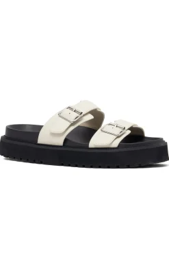 Slides | White Fox Boutique Mila Slides Bone white