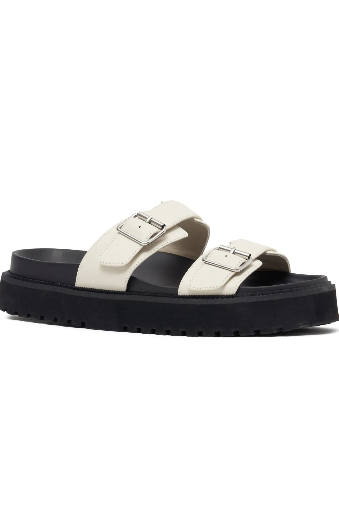Slides | White Fox Boutique Mila Slides Bone white