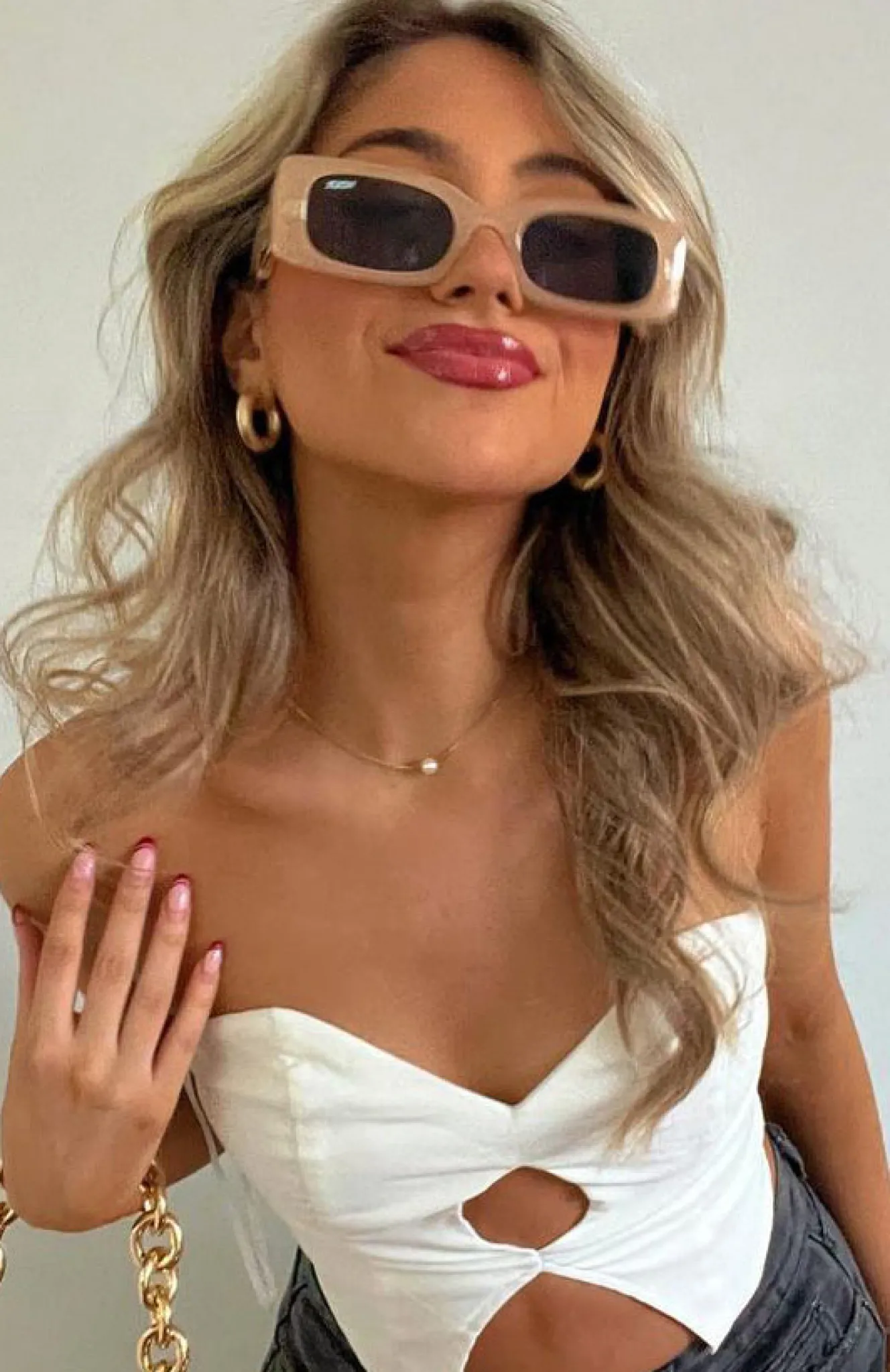 Sunglasses | White Fox Boutique Milan Sunglasses Sand nude
