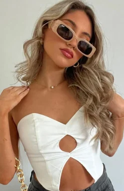 Sunglasses | White Fox Boutique Milan Sunglasses Sand nude
