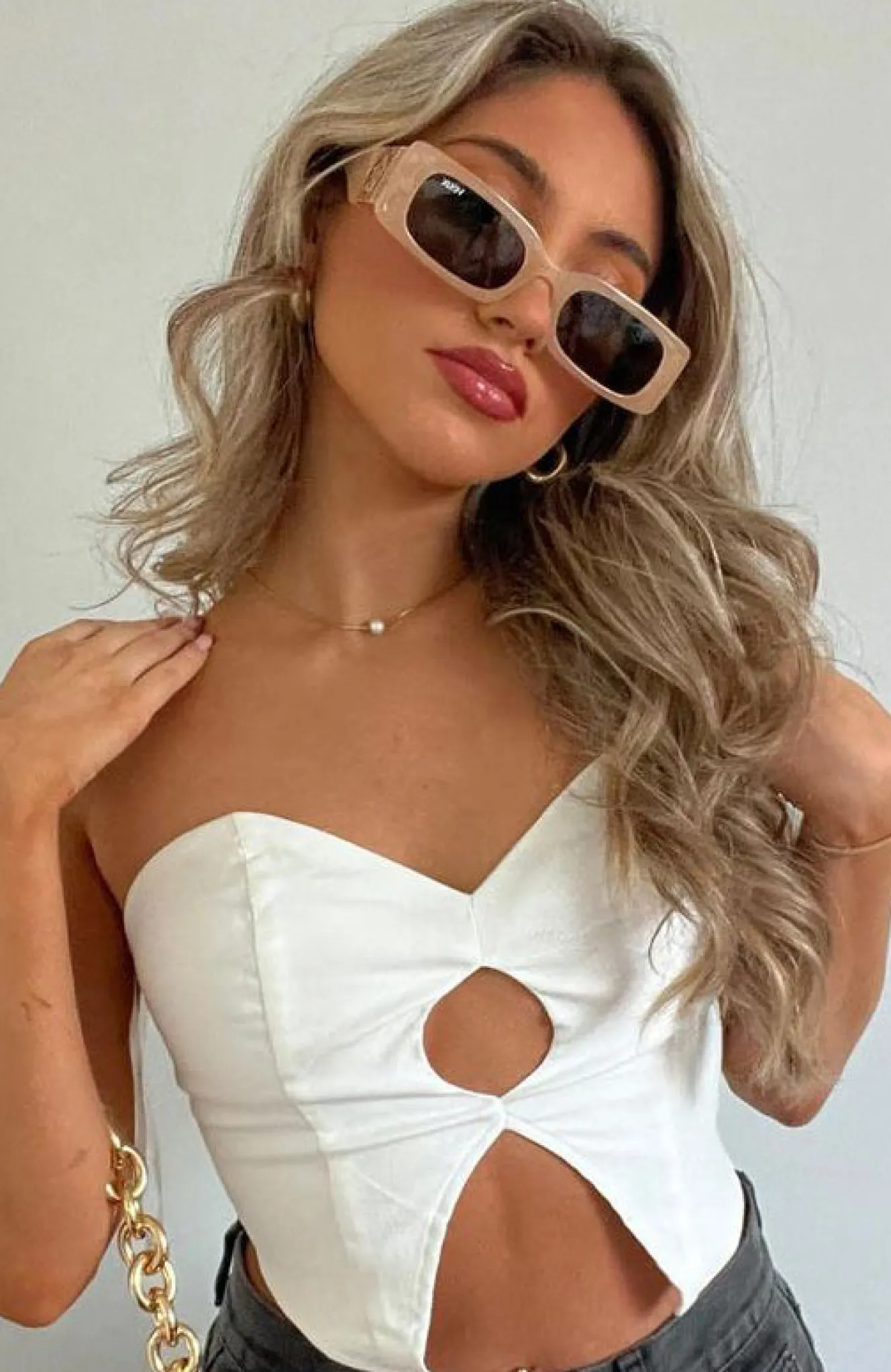 Sunglasses | White Fox Boutique Milan Sunglasses Sand nude