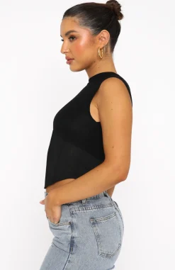 Shirts & Blouses | White Fox Boutique Mixed Ties Corset Tank black