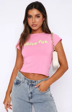 Shirts & Blouses | White Fox Boutique Moments Like These Baby Tee pink