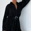 Long Sleeve Dresses | White Fox Boutique More About Me Mini Dress black
