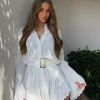 Restocked | White Fox Boutique More About Me Mini Dress white