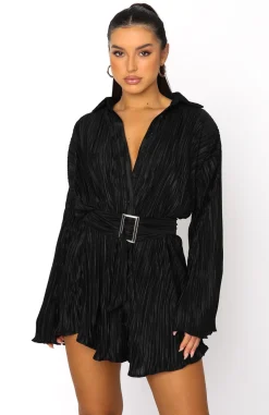 Long Sleeve Dresses | White Fox Boutique More About Me Mini Dress black
