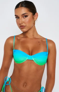 Bikini Bottoms | White Fox Boutique More Than A Dream Bikini Top Ocean Ombre blue