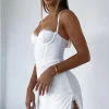 Restocked | White Fox Boutique Move Along Mini Dress white
