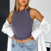 Shirts & Blouses | White Fox Boutique Move On Up Tank Top Charcoal grey