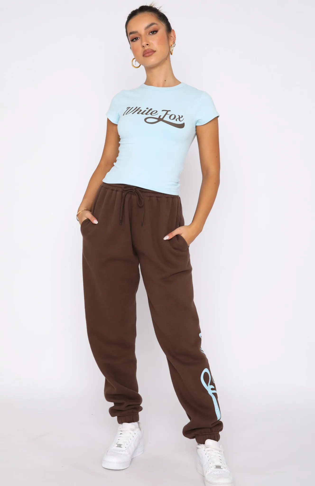 Shirts & Blouses | White Fox Boutique Moving Different Baby Tee Baby blue