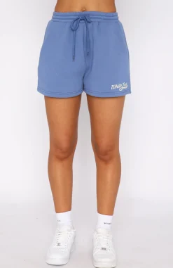 Shorts | White Fox Boutique Moving Different Lounge Shorts Dusty blue