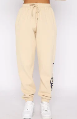 Sweatpants | White Fox Boutique Moving Different Sweatpants Sand nude