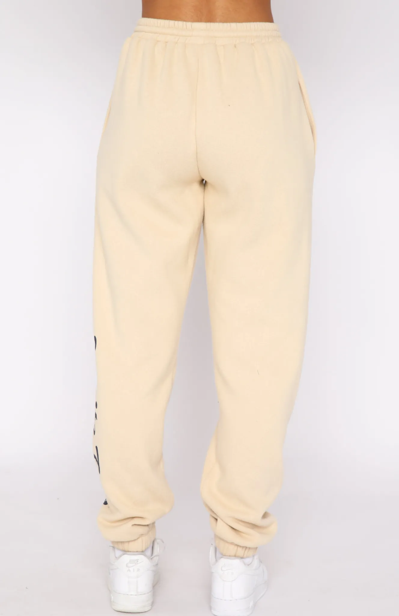 Sweatpants | White Fox Boutique Moving Different Sweatpants Sand nude