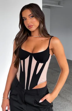 Shirts & Blouses | White Fox Boutique My Dear Love Bustier black