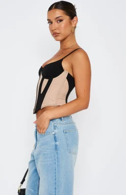 Shirts & Blouses | White Fox Boutique My Dear Love Bustier black