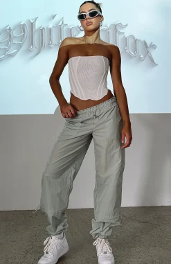 Pants | White Fox Boutique Never Blend In Cargo Pants Light grey