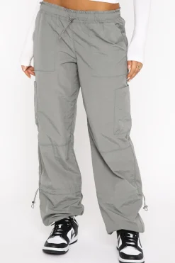 Pants | White Fox Boutique Never Blend In Cargo Pants Charcoal grey