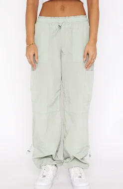Pants | White Fox Boutique Never Blend In Cargo Pants Light grey