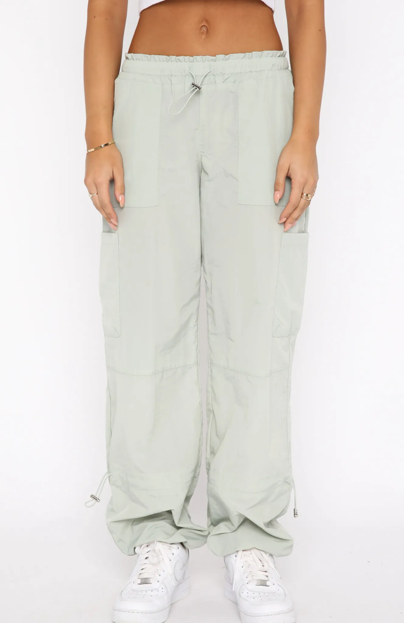Pants | White Fox Boutique Never Blend In Cargo Pants Light grey