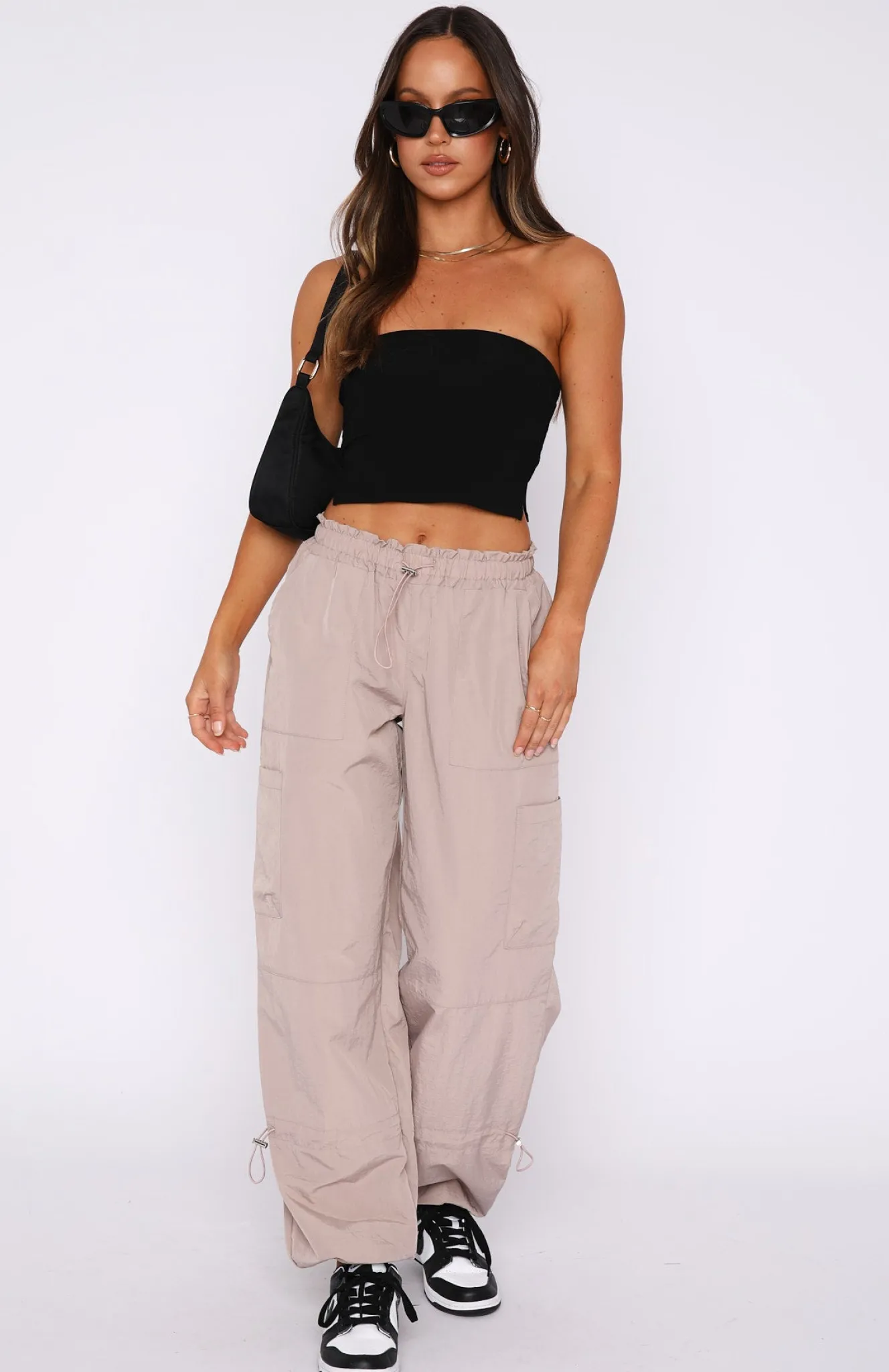 Pants | White Fox Boutique Never Blend In Cargo Pants Tan brown