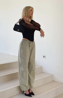 Pants | White Fox Boutique Never Blend In Cargo Pants Khaki green