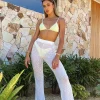 Resort Wear | White Fox Boutique Never Too Late Pants white