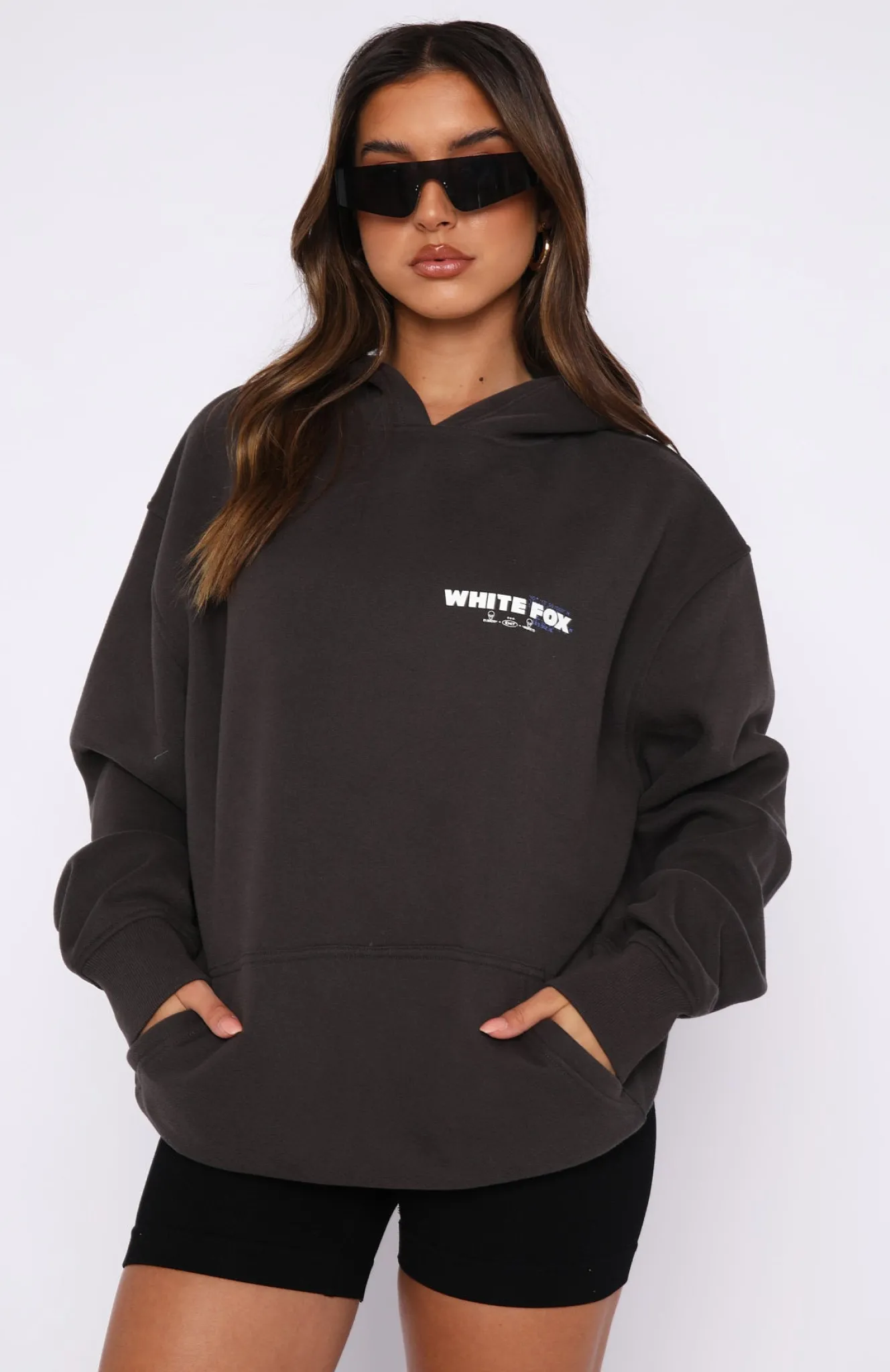 Jackets & Blazers | White Fox Boutique New Dimension Hoodie Charcoal grey