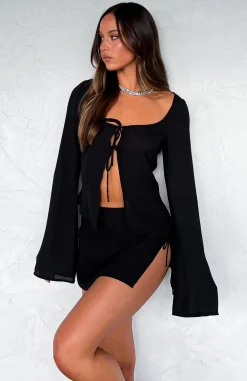 Restocked | White Fox Boutique New Flame Mini Skirt black