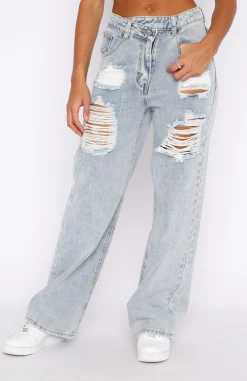 Denim | White Fox Boutique New Found Love Jeans Wash blue