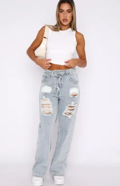 Denim | White Fox Boutique New Found Love Jeans Wash blue