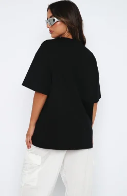 Shirts & Blouses | White Fox Boutique New Generation Oversized Tee black