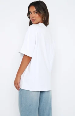 Shirts & Blouses | White Fox Boutique New Generation Oversized Tee white