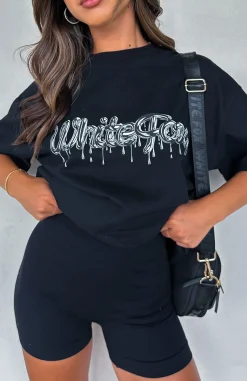 Shirts & Blouses | White Fox Boutique New Generation Oversized Tee black