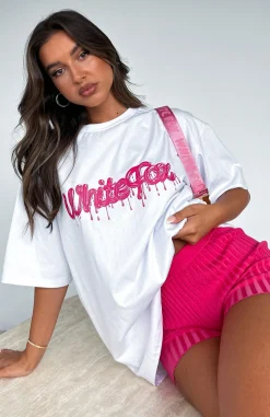 Shirts & Blouses | White Fox Boutique New Generation Oversized Tee white