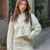 Jackets & Blazers | White Fox Boutique New Perspective Jacket Off White nude