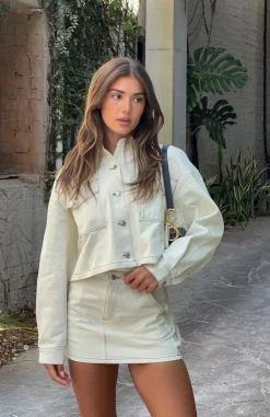 Jackets & Blazers | White Fox Boutique New Perspective Jacket Off White nude