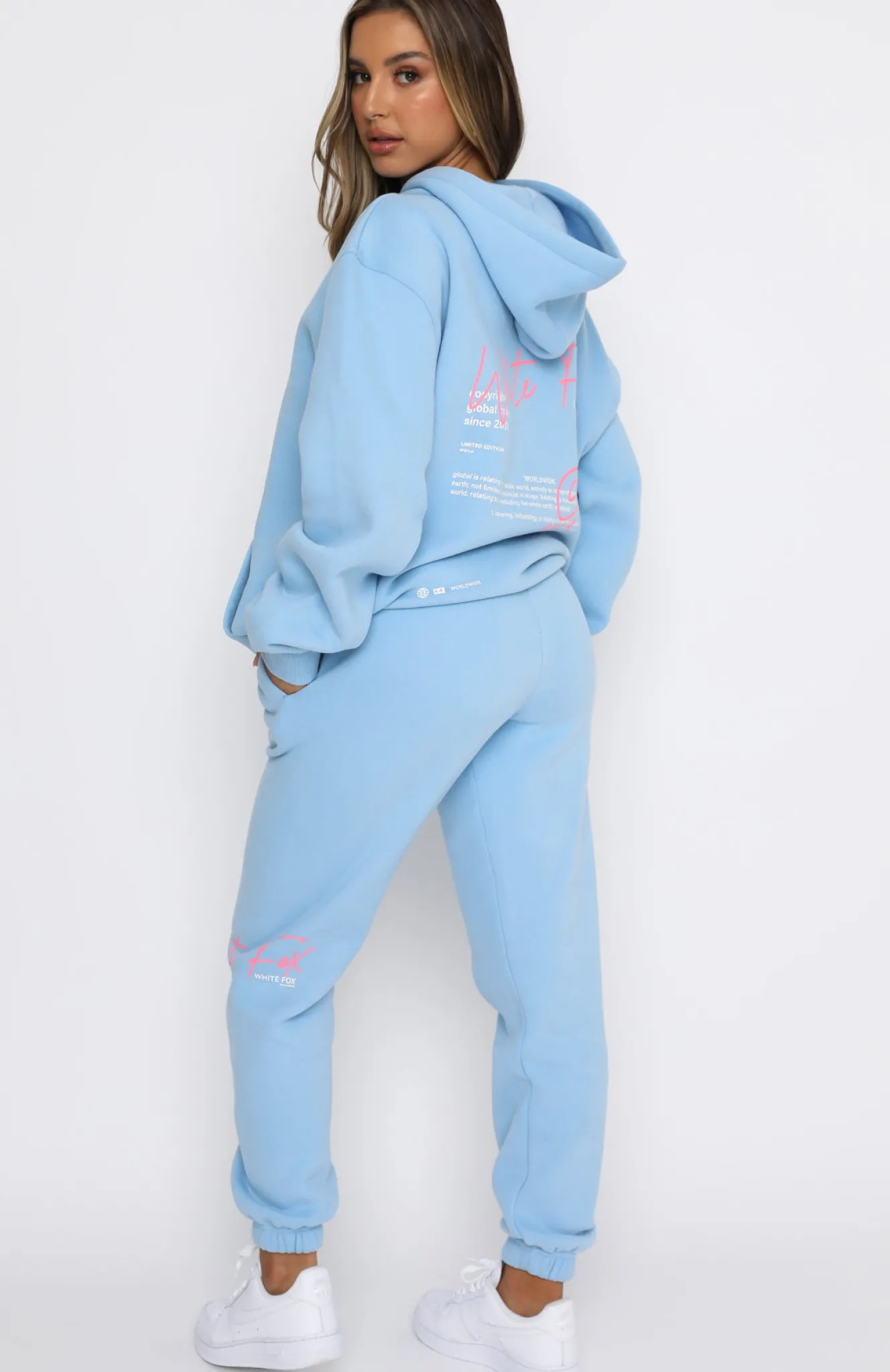 Sweatpants | White Fox Boutique New Story Sweatpants Baby blue