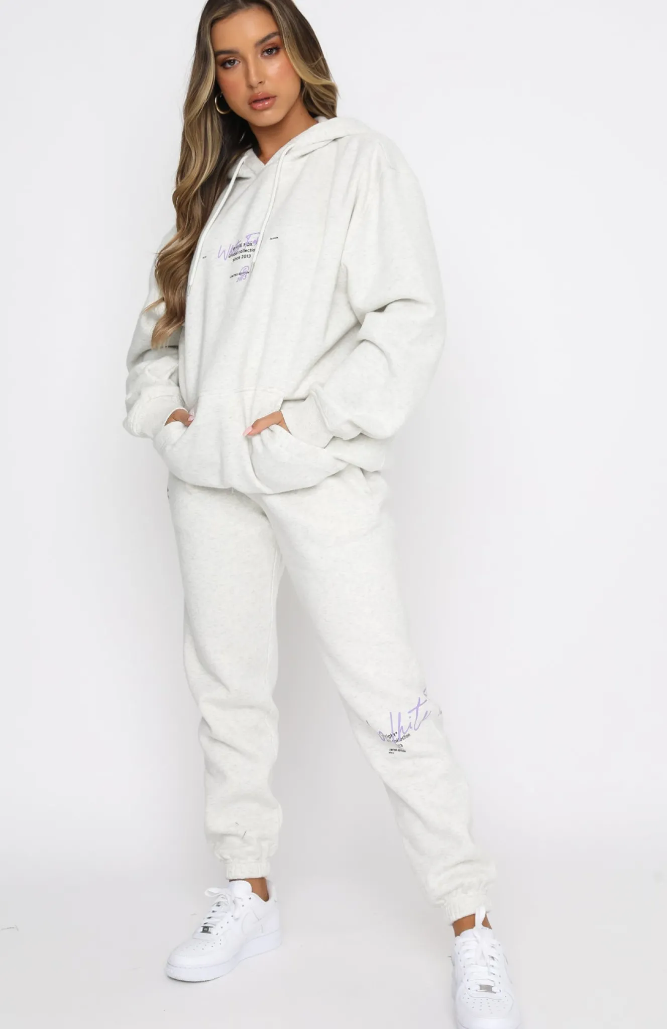 Sweatpants | White Fox Boutique New Story Sweatpants Marle grey