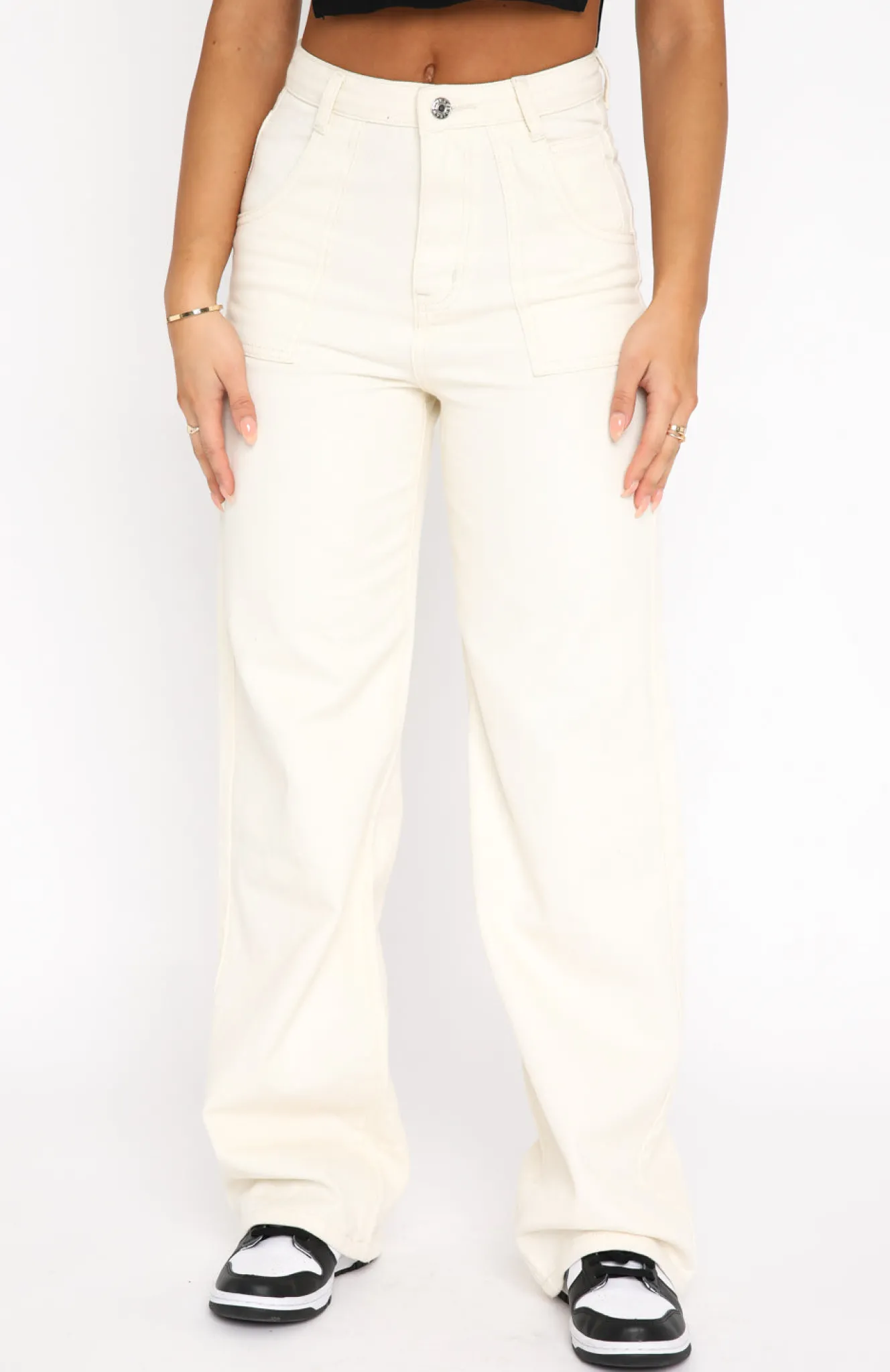 Pants | White Fox Boutique Next Issue Pants Cream white