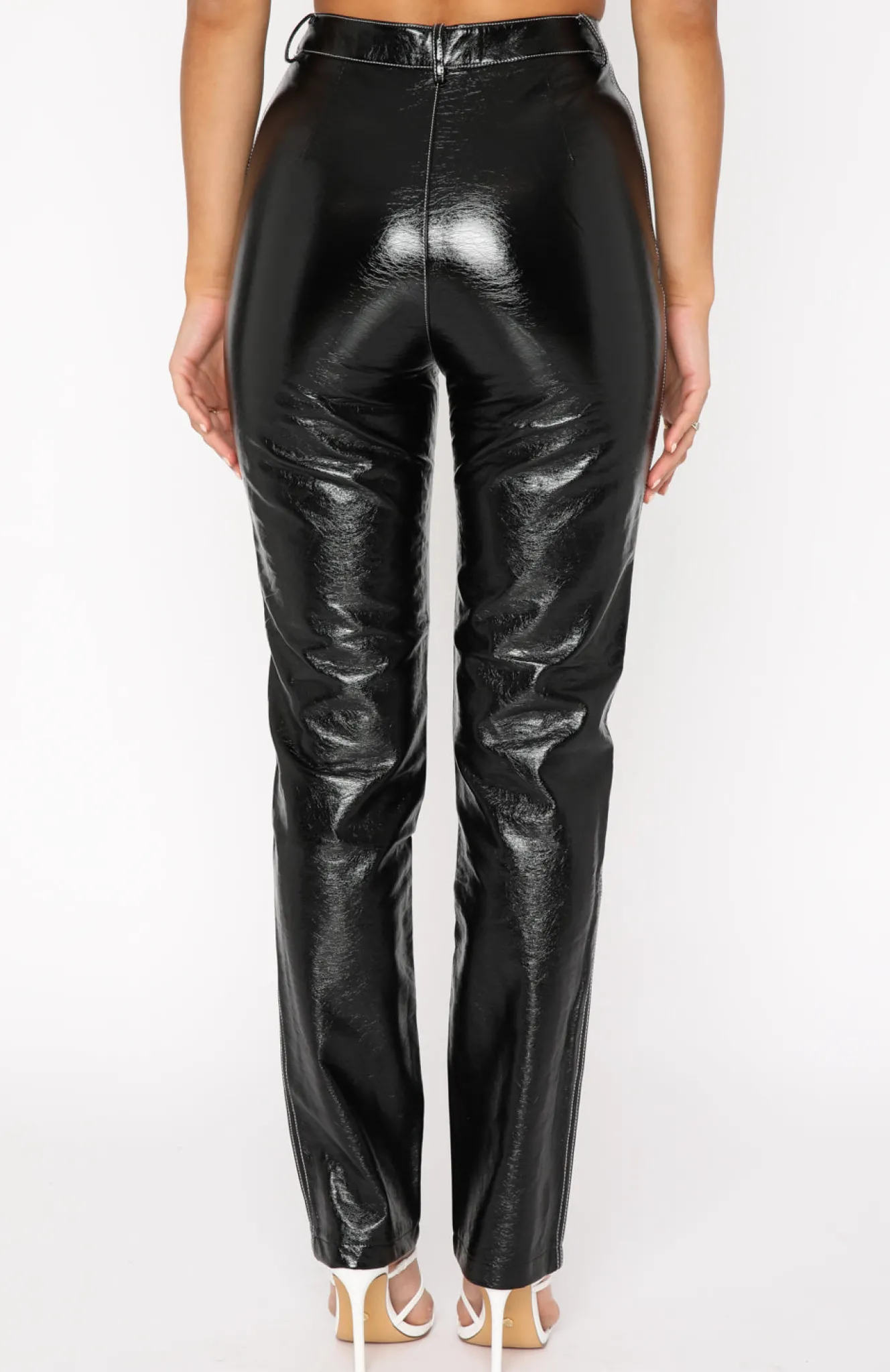 Pants | White Fox Boutique No Good Reason PU Pants black