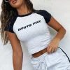 Shirts & Blouses | White Fox Boutique No Reason Baby Tee Marle grey