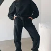 Sweatpants | White Fox Boutique Not An Issue Sweatpants black