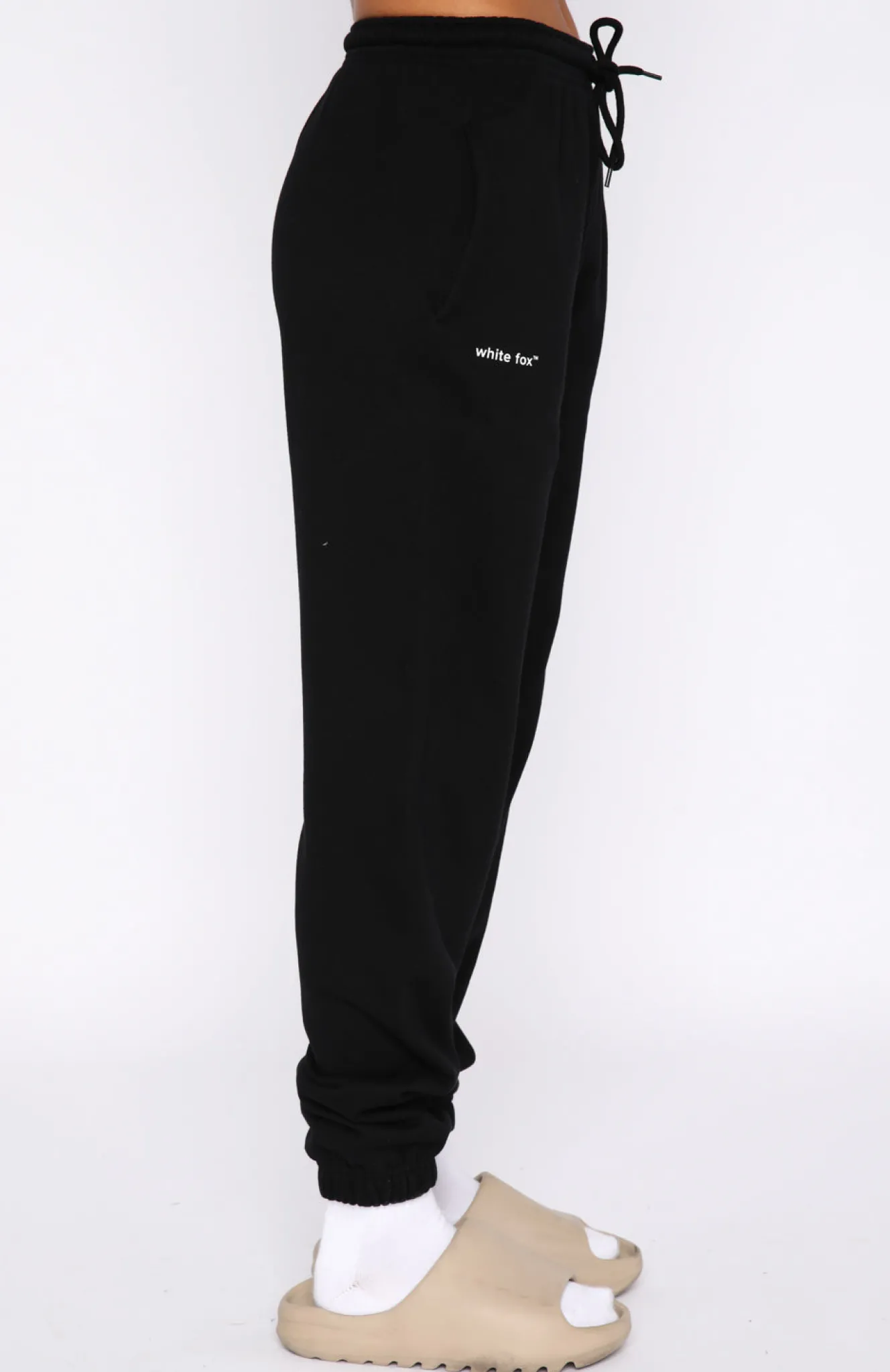 Sweatpants | White Fox Boutique Not An Issue Sweatpants black
