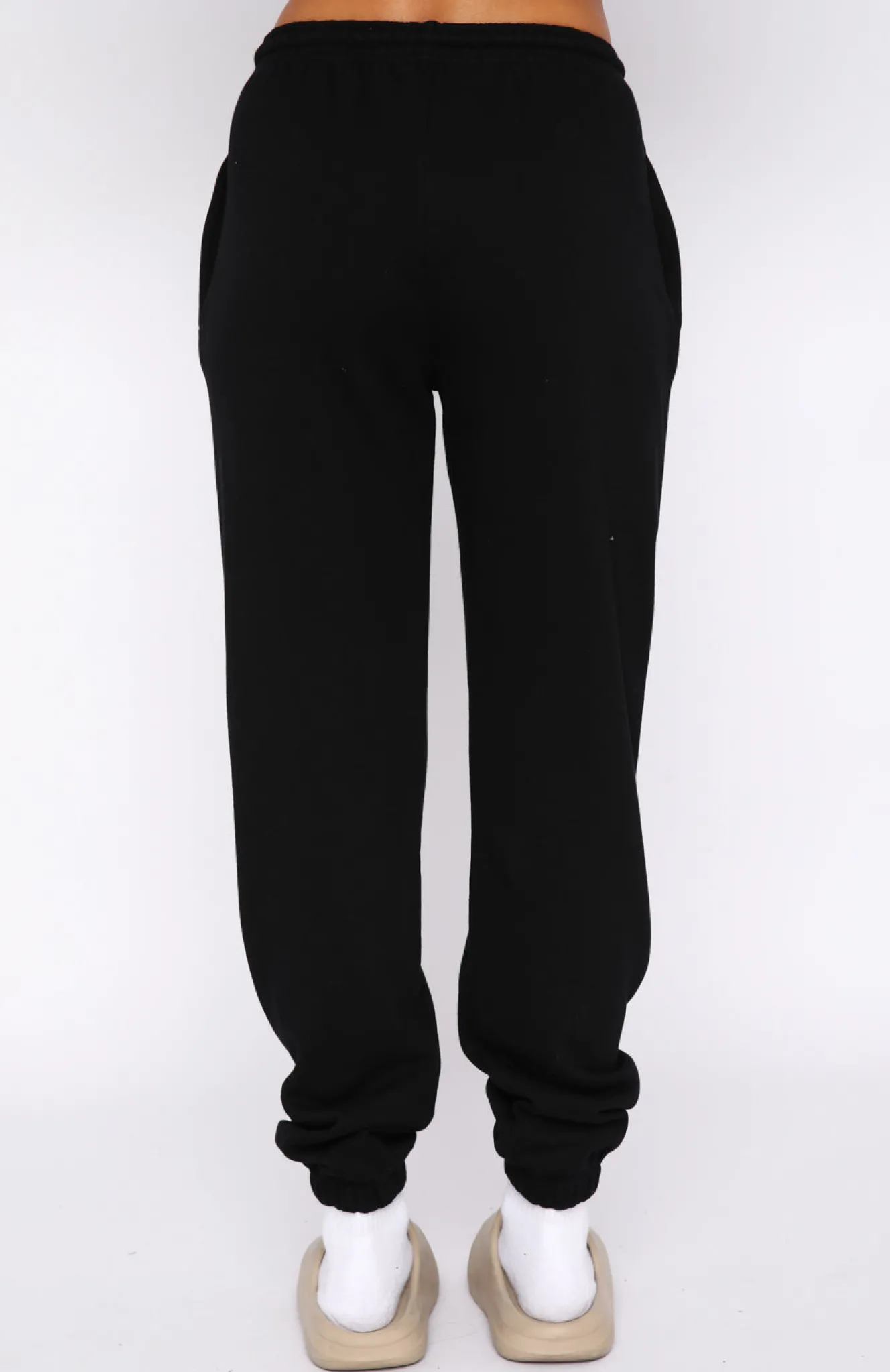 Sweatpants | White Fox Boutique Not An Issue Sweatpants black