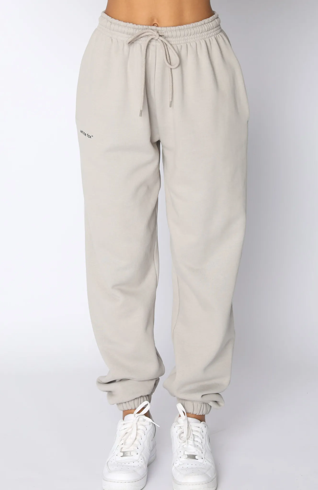 Sweatpants | White Fox Boutique Not An Issue Sweatpants Mushroom grey