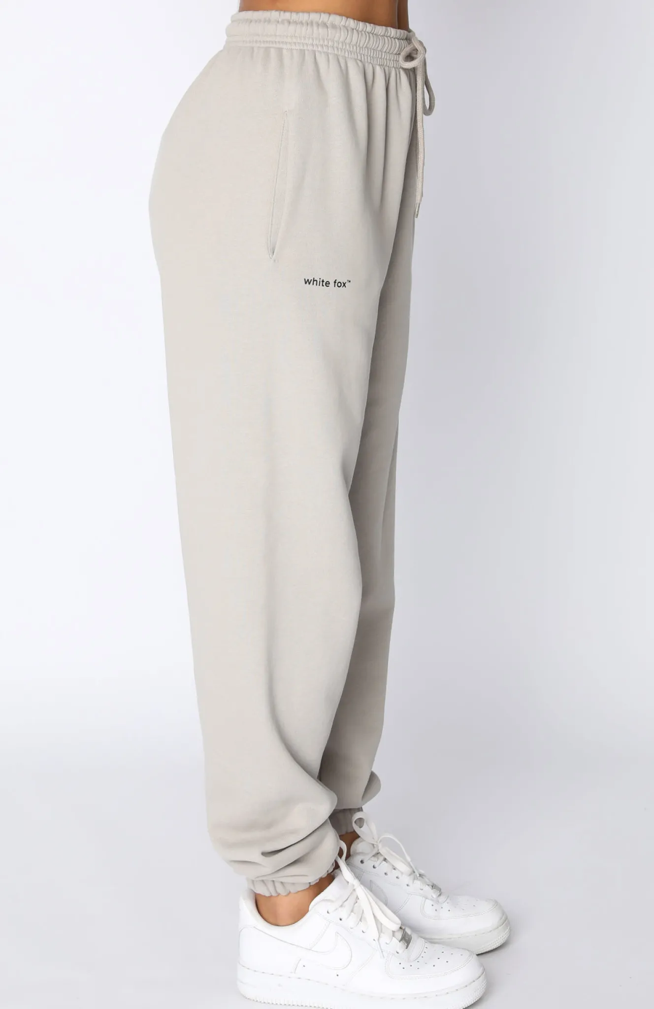 Sweatpants | White Fox Boutique Not An Issue Sweatpants Mushroom grey